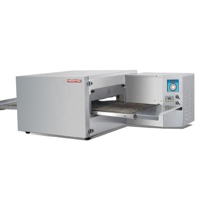 China Pizza Bakery Machine Oven Commercial Hot Air Gas Pizza Conveyor Rolling Oven 13 Inch Stainless Steel Belt Pizza Cycle for sale