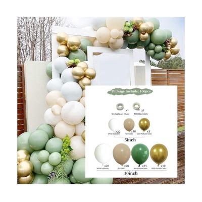 China Durable Macaron Balloon Arch Set Birthday Latex Balloon Party Wedding Event Decoration Balloon Set for sale