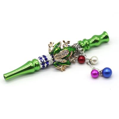 China Dollar Modern Animal Metal Diamond Female Hookah Tips Blunt Stand Long Jeweled Cigarette Holder Blunt for sale