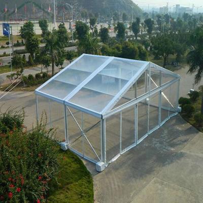 China Ridge Tent Luxury Wedding Tents Outdoor Transparent Event Tent with Clear Roof Tents for 150 People for sale