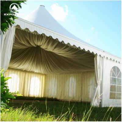 China 8-10years outdoor aluminum alloy frame wedding marquee 10x10 pagoda tent for sale for sale