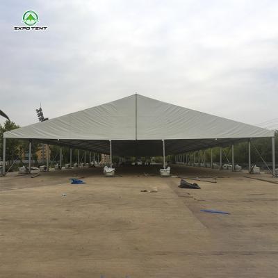 China Camouflage / Field Game Event Tent 500 Large Guests Party Aluminum Outdoor Marquee Tent Wedding for sale