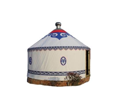 China UV-Resistant Cheap Bamboo Yurt Manufacturer In China Easy Setup Traveling Yurt Luxury Tent Canvas One Bedroom Camping Four Season NC; JIA for sale