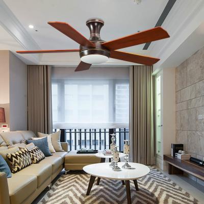 Κίνα Expensive flush mounted wooden ceiling fan with LED light and remote control ceiling fans wood προς πώληση