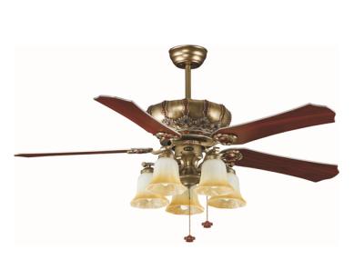 China classis design decorative ceiling fan with light CE CCC SAA CB certificate ceiling fan lamp for sale