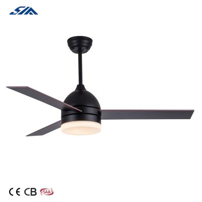 Κίνα 3 blade black ceiling fans modern ceiling fan lamp wood fan lights for hotel bedroom προς πώληση