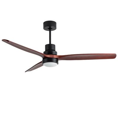 Κίνα Morroco farmhouse wood ceiling fan lighting Nordic country ceiling fan with lights lampe προς πώληση