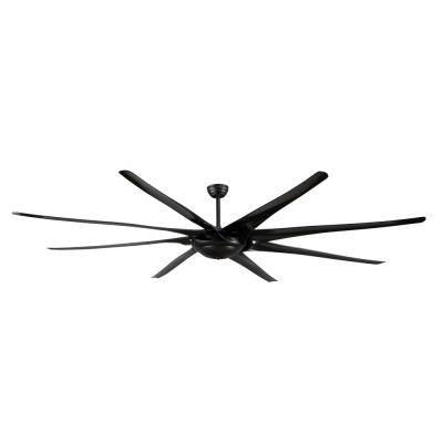 China 100 inch 8 feet plastic blades home and industrial ceiling exhaust remote control hvls big ceiling fan for sale