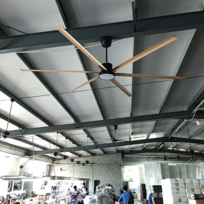 China 120 inch 10 feet aluminum blade large industry fan ceiling fan BLDC with LED light kits for large room for sale