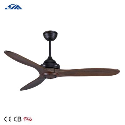 China Maverick Max Modern Ceiling Fan 70-inch Matte Black with Dark Walnut Blades for sale