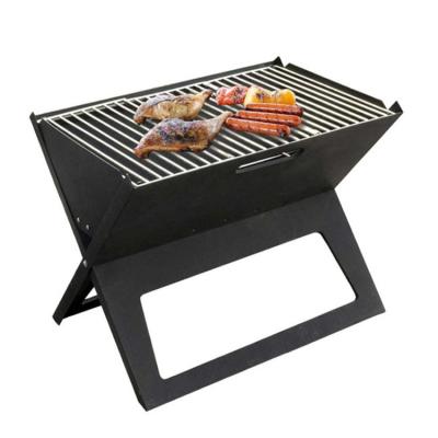 China Easily Assembled Portable Mini BBQ Grill Folding Grill Charcoal Grill Diy Portable Outdoor BBQ Grill Smokeless X Type Grill for sale