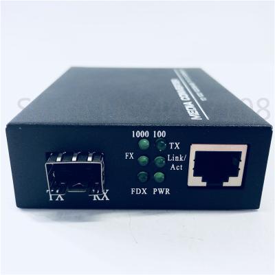 China 1.25G 1G 10/100/1000M SFP Fiber Media Converter to RJ45 Gigabit SFP Ethernet Optical Transceiver Switch 1G-SFP-MC for sale