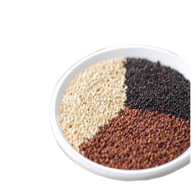 China Cheap hot sale dry good quality red white black quinoa with mixed tricolor quinoa grain and brown rice for sale