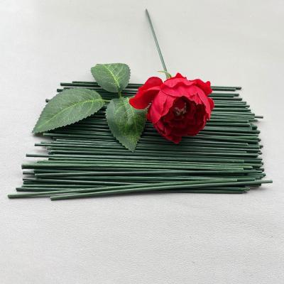 China Elegant Wholesale Artificial Floral Plant Support Stakes Wedding Home Decor 40cm Artificial Flower Arranging Pole for sale