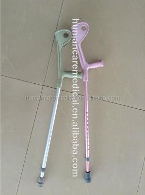 China Fashionable home care aluminum height adjustable crutches in china for french market for sale