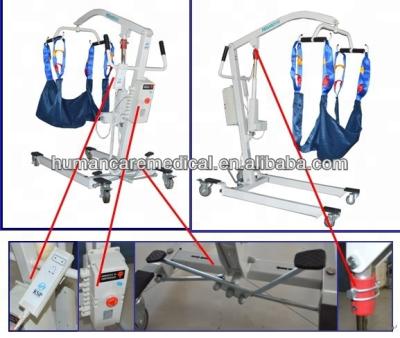 China New Design Convenient Foldable Manual Hospital Homecare Hoyer Mechanical Lifter For Disabled for sale