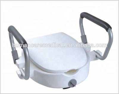 China Home care disabled plastic augmented disabled toilet seats with arms for sale for sale