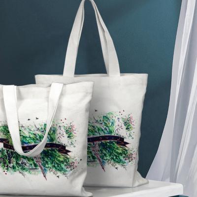 China Hot Sale Recyclable Cotton Linen Custom Print Bags For Daily Use for sale