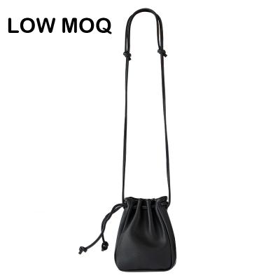 China PORTABLE Multi Color Drawstring Cell Phone Bags Bucket Style One Shoulder Mini Bag for sale