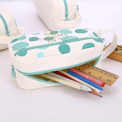 China Schools & Colorful Offices Pencil Case For School Letter Pencil Case Mesh Pencil Bag Small Pen Box School Supplies Stationery Gifts for sale