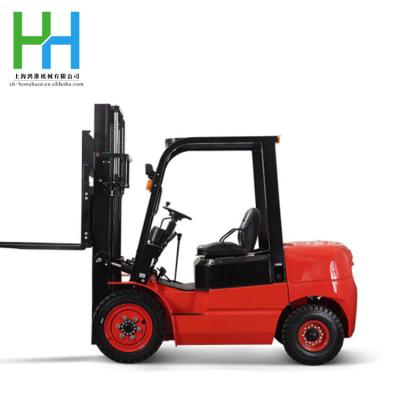 China Industrial transport is used in pillar/warehouse hydraulic handling pile/new cheap diesel forklift left of high loading forklift/heavy balance forklift internal combustion for sale