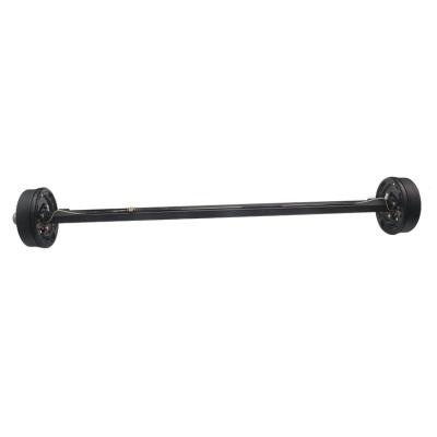 中国 2500-3500Kg Square Trailer Axle 50MM 12 Inch Boat Trailer Axles With Hydraulic Brakes 販売のため