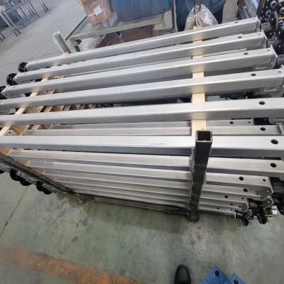 中国 2500-3500Kg 60MM Square Tube Boat Trailer Axles With Idler Hub 販売のため