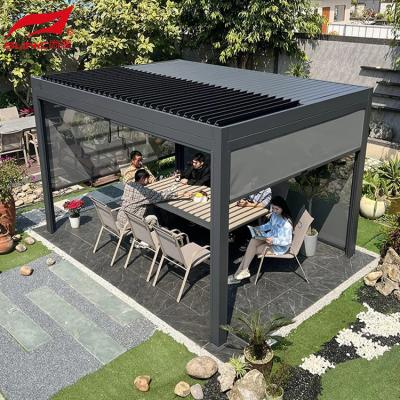 China Aluminum Retractable Pergola Game Changing Product For Garden Design Product Item Aluminium Pergola for sale