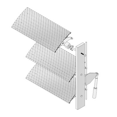 중국 알루미늄 합금 루브르 박물관 지붕 체계, Aeroscreen 주거 옥외 루브르 박물관 지붕 판매용