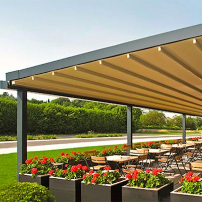 Κίνα Αδιάβροχο PVC εισελκόμενο Patio Awning με τα οδηγημένα φω'τα 3 - 5 έτη εξουσιοδότησης προς πώληση