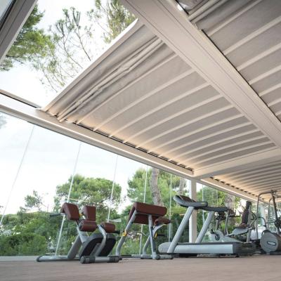 China Tejado automático modificado para requisitos particulares de la pérgola del tejado al aire libre retractable para la piscina en venta