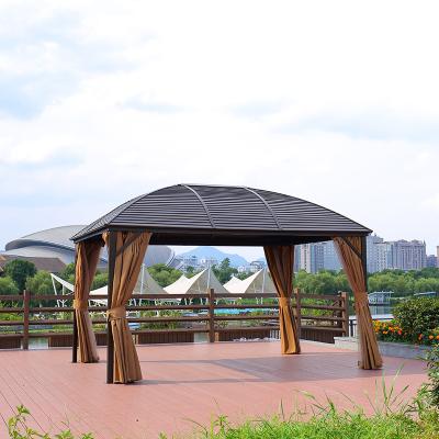 China Tratamiento al aire libre de la prueba del moho de los Gazebos del plegamiento del jardín de la honda en venta