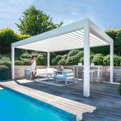 China Modernes 2.5mm offenes Dach-automatische Isolieraluminiumpergola zu verkaufen