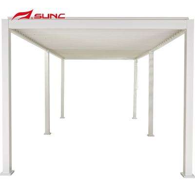 China Garten-verdrängte errichtender Stahljalousien-Aluminiumpergola-Fäule-Beweis zu verkaufen