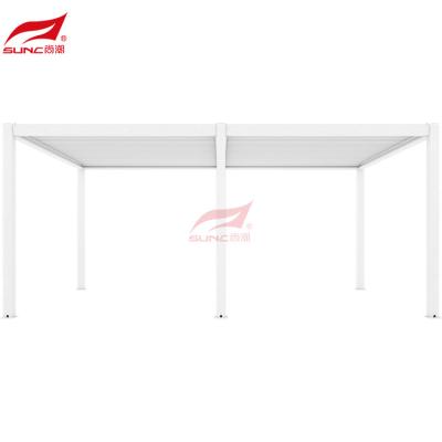 China Gazebo-Jalousien-Aluminiumpergola-manuelle AluminiumPergola im Freien windundurchlässig zu verkaufen