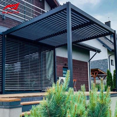 China Douane 4x4m 4x3m de Pergola Openluchttuin van Aluminium de Handlouvered Waterdichte Bouw Te koop