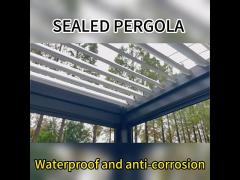 fully sealed pergola