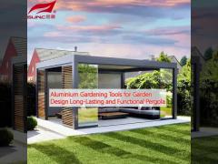 Aluminium Gardening Tools for Garden Design Long-Lasting and Functional Pergola