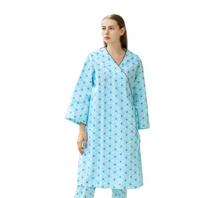 China High Quality Breathable Wear Hospital Clothing Patient Uniform For Hospital for sale