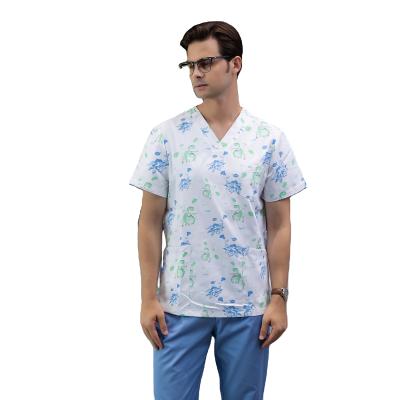 China Wear Good Quality Short Sleeve Unisex Nurses Scrub Sets Work Wear Hospital Uniforms for sale