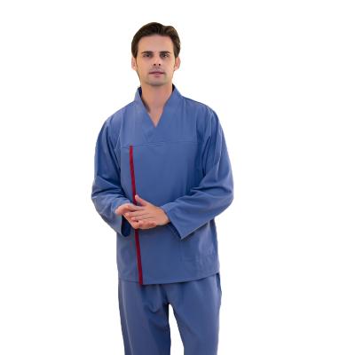 China Soft Wear Wholesale Price Patient Uniform Hospital Physiotherapy Patient Clothes for sale