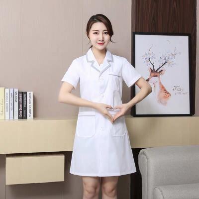 China Fashionable New Style Tenth Designs Hospital White Uniform Nurse Uniform On Sale for sale