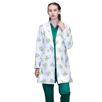 China Factory Supply Sweat Absorbent Medical Uniforms Printing Design Men's Doctor Coat Uniforms For for sale