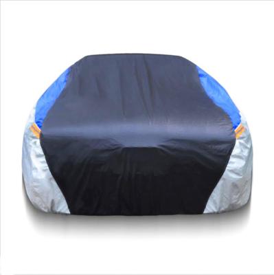 China Multi Sports Desgin New Color Combo Fit Universal Aluminum Film High Quality Cotton Thicken Sedan Car Covers for sale