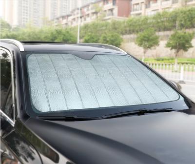 China Foldable Windshield Sunshade Sports Car Auto Front Window Sun Shade Ray Reflector UV Shield for sale