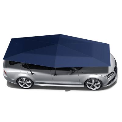 China Auto Sports Car Movable Awning Shading Umbrella Folding Car Cover Sun Protection And Heat Insulation for sale