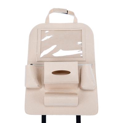 China Factory Price Car Seat Travel Bag Tablet Holder Simple Durable Durable Car Back Seat Storage Tote Organizer For Children for sale