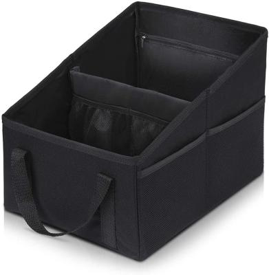 China Multi-Functional Car Folding Storage Box Car Seat Storage Bag Folding Automotive Organizer Small for sale