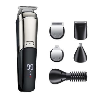 China Safety Professional 6 in 1 Hair Trimmer Set Electric Shaver Waterproof Facial Hair Removal for Family for sale