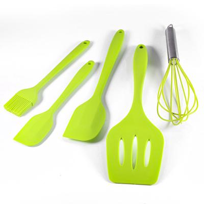 China Sustainable Kitchen Cookware Set Silicone Cookware Spatula Set for sale